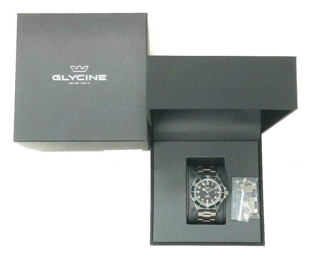 Glycine Combat GL.0253 Green Bezel 42mm Sizetainless Sizeteel Automatic Men's Watch