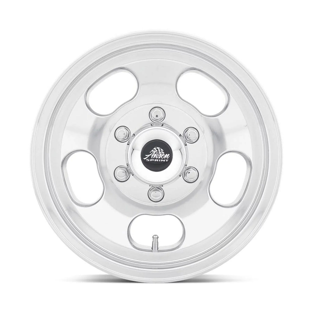 American Racing Vintage Vn69 Ansen Sizeprint 17X8 5X120.65 0Et 76.5Cb Polished Wheel