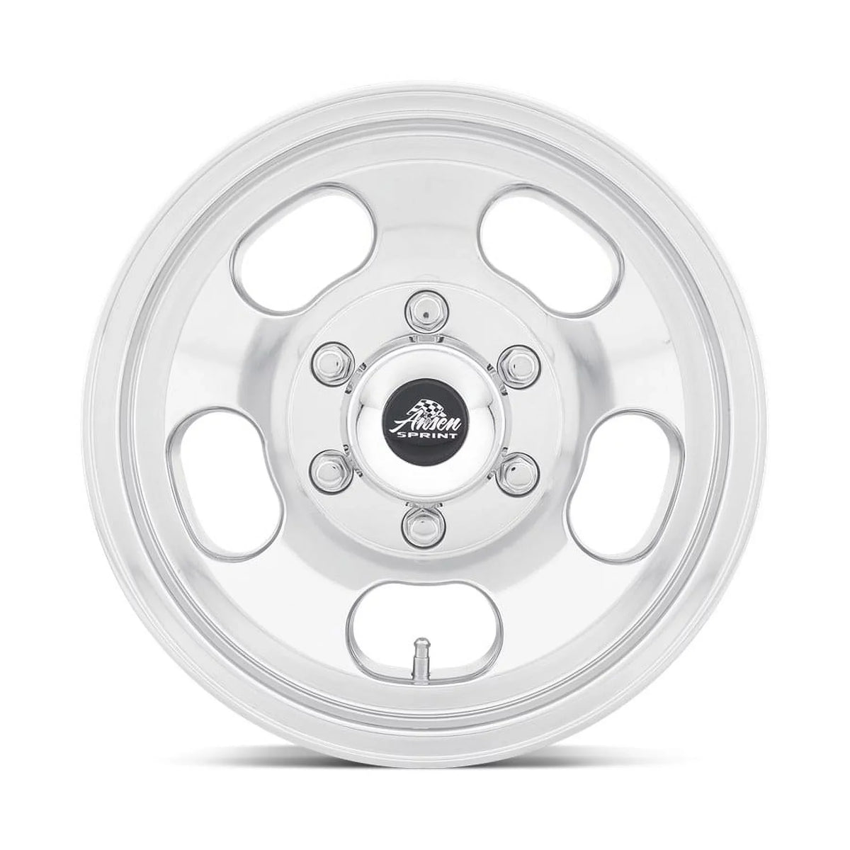 American Racing Vintage Vn69 Ansen Sizeprint 17X8 5X120.65 0Et 76.5Cb Polished Wheel