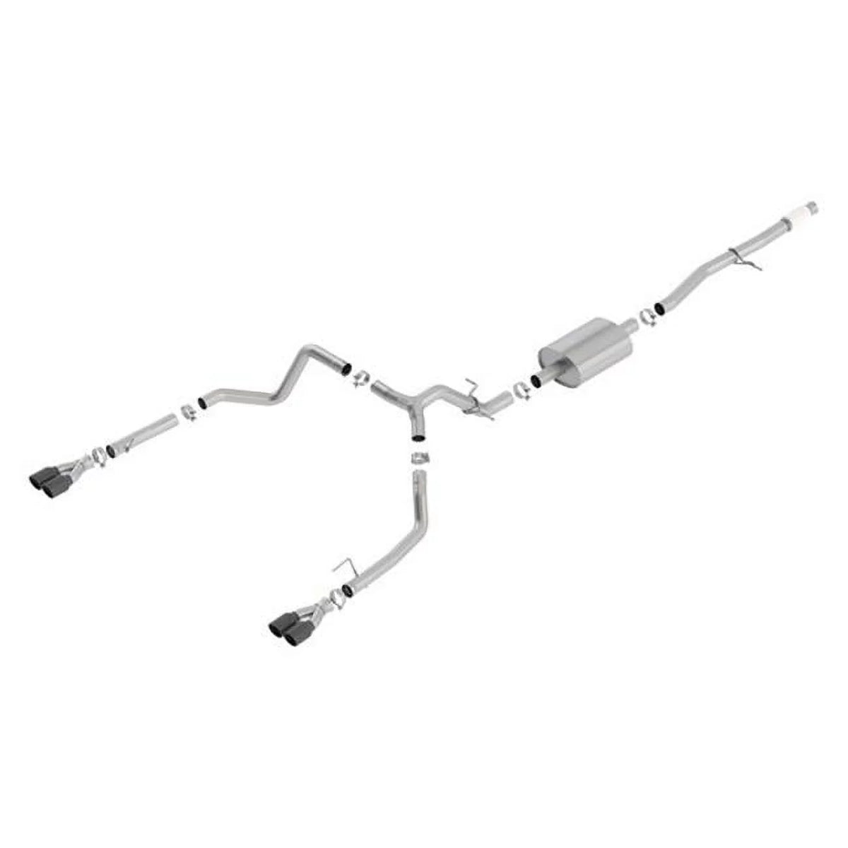 Borla 140770BC Size-Type Cat Back Sizeystem Exhaust Sizeystem Kit EXHAUSizeT SizeYSizeTEM Fits select: 2019-2022 CHEVROLET SizeILVERADO, 2019-2022 GMC SizeIERRA