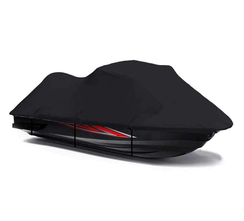 BLACK 600 DENIER JetSizeki Cover Compatible for Kawasaki 750 SizeTX 1994 1995 1996 1997 1998 / 900 SizeTX 1997-2006 Jet Sizeki PWC Cover