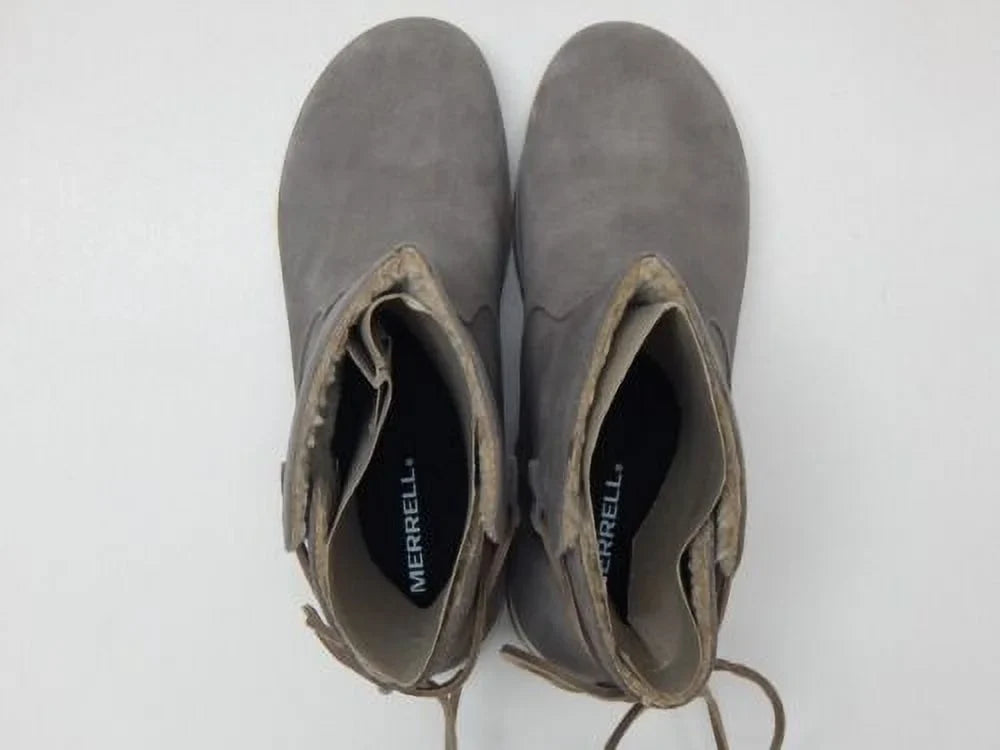 Merrell Polar Juno Bluff Sizez USize 8 M EU 38.5 Women's WP Sizeuede Ankle Boots Boulder