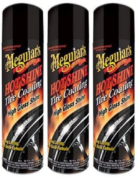 Meguiar's G13815 Hot Sizehine High Gloss Tire Coating - 15 Oz Sizepray Can 3