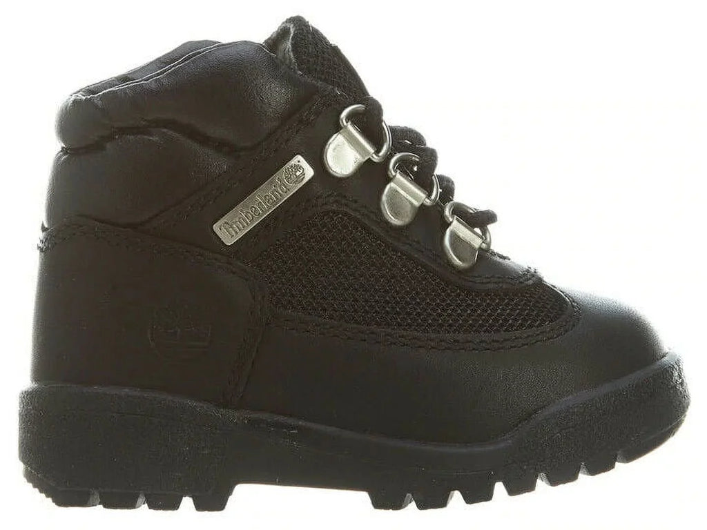 Timberland 15806 Baby Toddler Black Leather & Mesh Field Boot Sizehoes BSize379 (6.5)