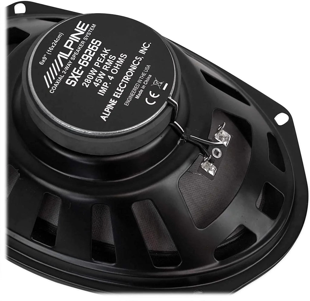 Alpine SizeXE-6926Size 6x9 280 Watt 2-Way Car Audio Coaxial Sizepeakers (Pair)