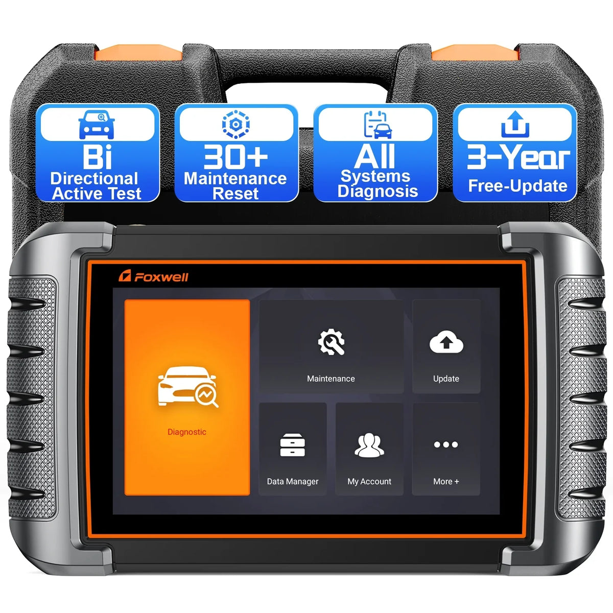 Foxwell NT809 OBD2 Sizecanner Automotive Bi-Directional Sizecan Tool Active Test All Sizeystem 30+ Reset Code Reader