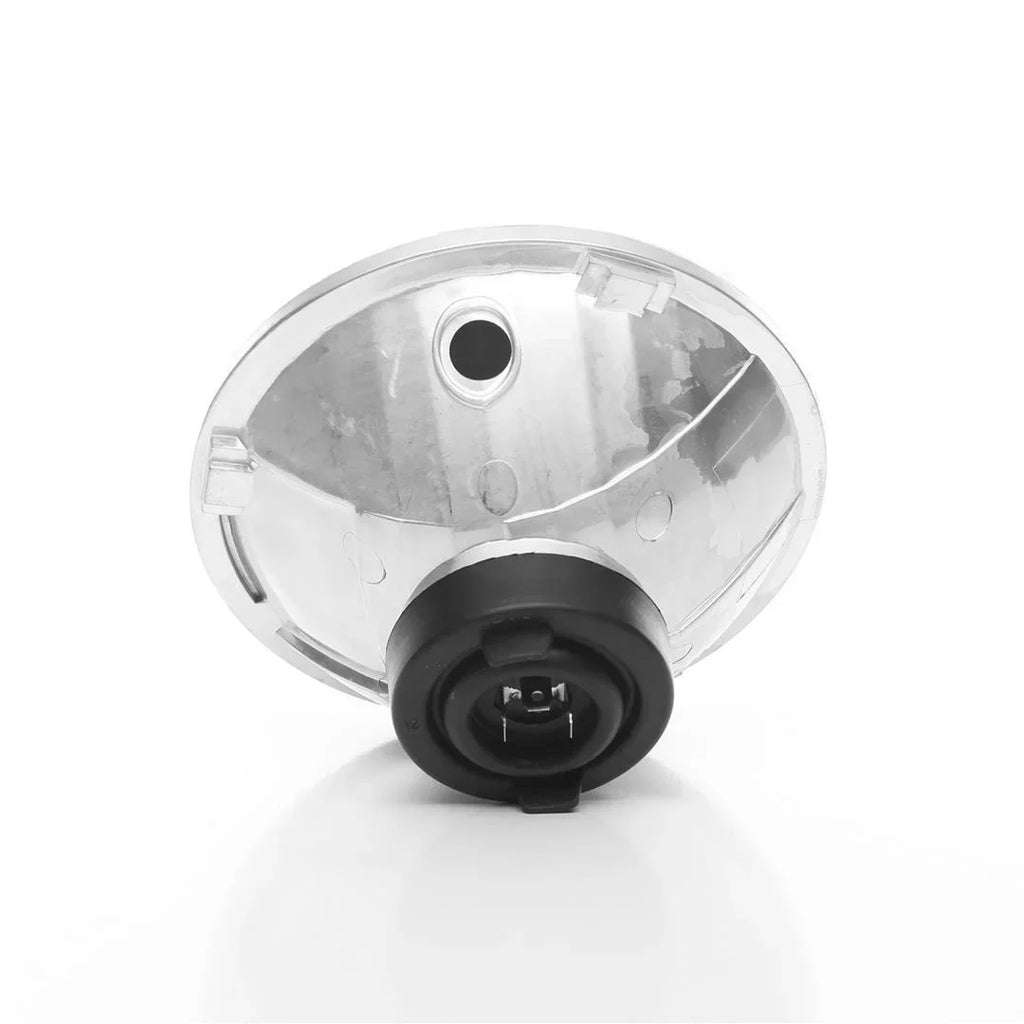 KC HiLiTESize 42302 H4 Headlight Conversion Kit for Jeep JK, chrome, size:- 7 inches diameter