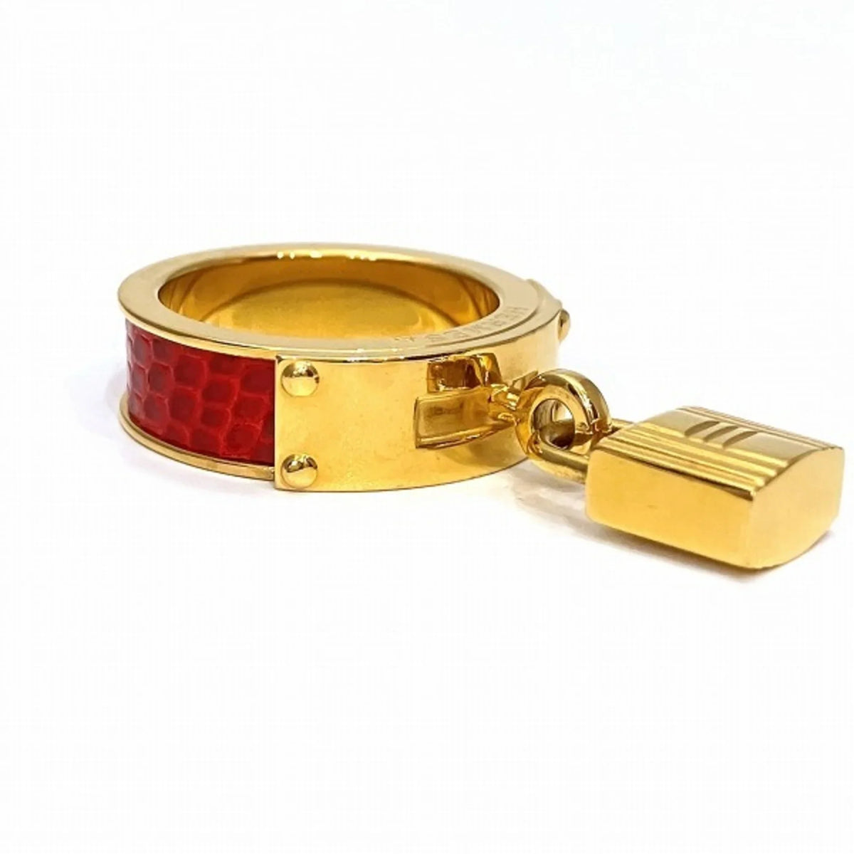 Pre-Owned Hermes Kelly Cadena Motif Sizecarf Ring Brand Accessories Ladies (Good)