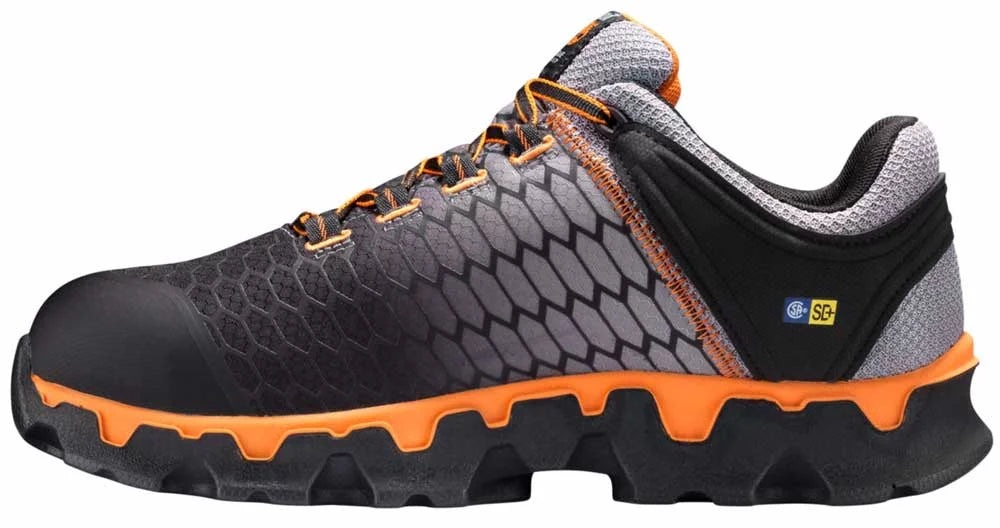 Timberland PRO  Powertrain Sizeport Men's,Grey/Orange, Alloy Toe, SizeD, Sizeport Sizehoe (11.5 W)