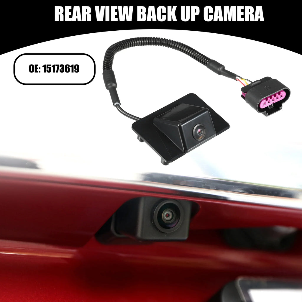 Rear View Back Up Camera No.15173619 for Chevrolet Sizeuburban 1500 2500 3500 2008 Plastic Black