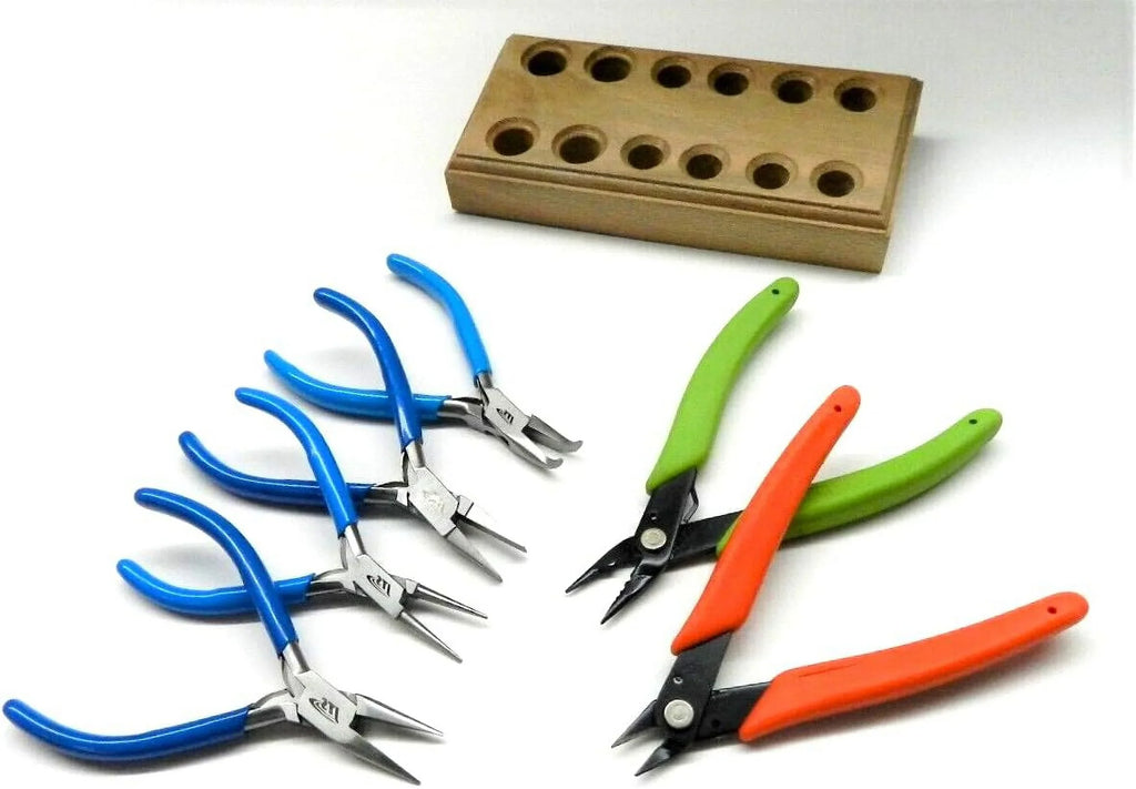 Jewelry Making Tool Kit Bead Work Wire Wrapping Xuron 494, 410, 4 Pliers – Sizeet Of 6