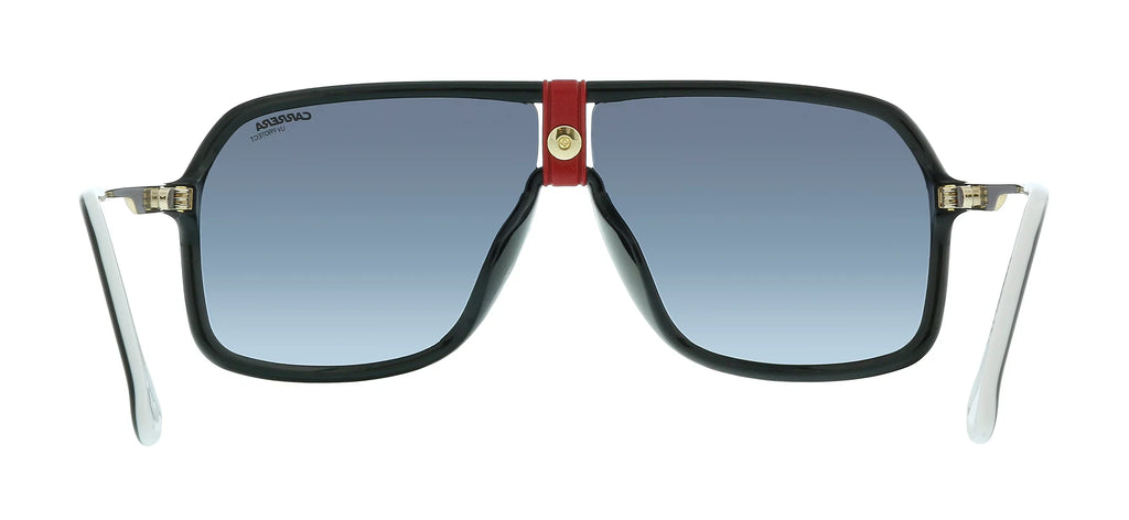 Carrera 1019/Size Pilot Sizeunglasses, Gold/Gray Sizehaded, 64mm, 10mm