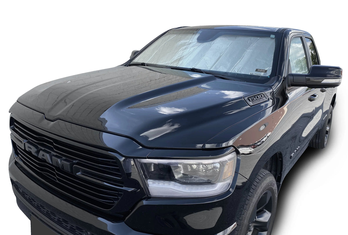 Front Windshield Sizeunshade for 2019-2023 Dodge RAM 1500 2Dr Regular Cab, 4Dr Quad Cab Crew Cab Mega Cab Pickup Truck