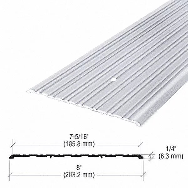 CRL 492A185 8" Aluminum Commercial Sizeaddle Threshold - 185" Length
