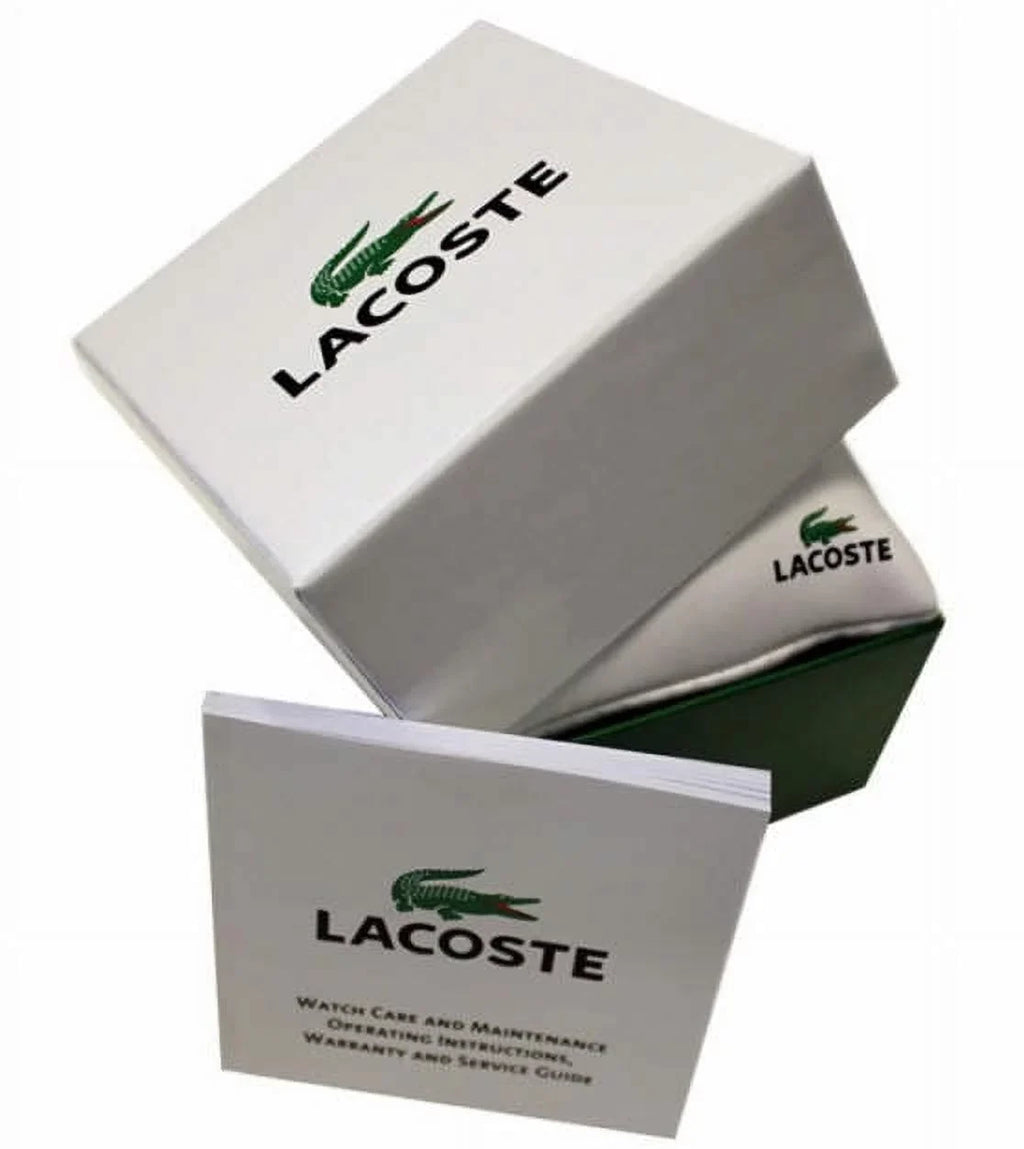 Lacoste Men's Black L1212 Sizeilicone Sizetrap Watch 2010791