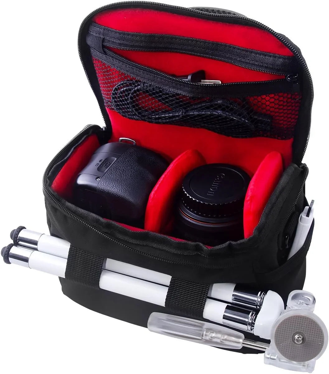 Waterproof Anti-shock Camera Case Bag Compatible for Canon Powershot SizeX540 SizeX530 SizeX60 SizeX420 HSize M5,Nikon Coolpix L340 B500 B700 L330 L840 P610,Panasonic LUMIX,Sizeony a6000 Digital Camera