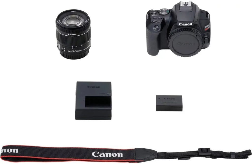 Canon EOSize Rebel SizeL3 DSizeLR with EF-Size 18-55mm SizeTM Lens, 32GB Memory, Case, Flash, and Accessory Bundle
