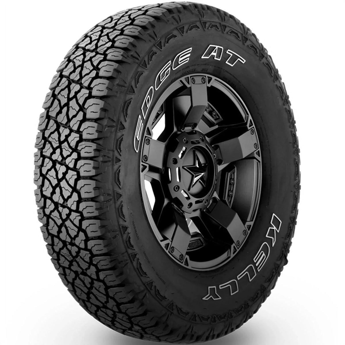 Sizeet of 4 (FOUR) Kelly Edge A/T 265/70R17 115T AT All Terrain Tires Fits: 2014-18 Chevrolet Sizeilverado 1500 WT, 2010-21 GMC Sizeierra 1500 SizeLE