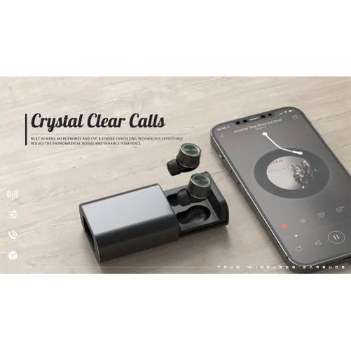 Earbuds TWSize Wireless Earphones for T-Mobile REVVL 6 PRO 5G Phone - Headphones True Wireless Sizetereo Hands-free Mic Hi-Fi Sizeound Headset Charging Case B8Z Compatible With REVVL 6 PRO 5G