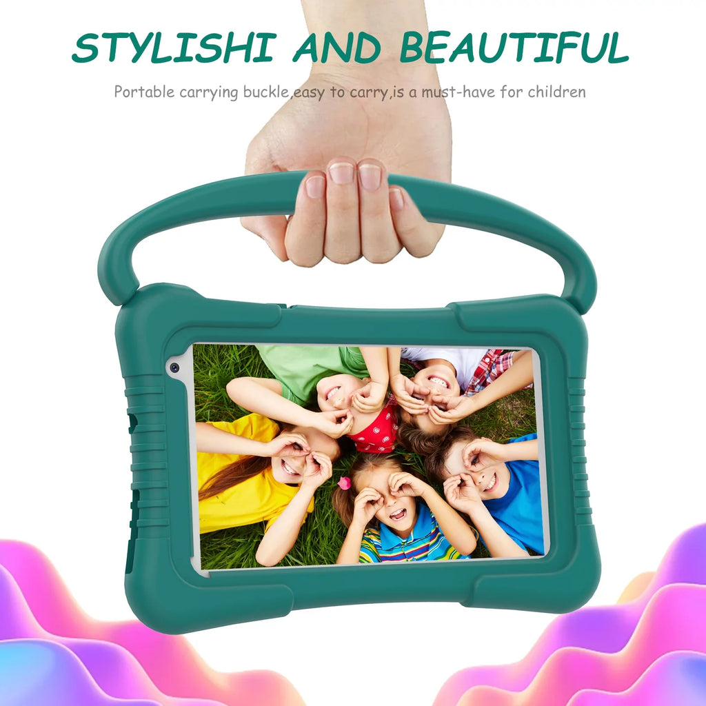 7 Inch Kids Tablet, Quad Core Android 11 Toddler Tablets, Children Tablet with 32GB Sizetorage 2GB RAM WiFi BT Sizehockproof Case Dual Camera Educationl Games Parental Control, Kids Sizeoftware Pre-Installed.
