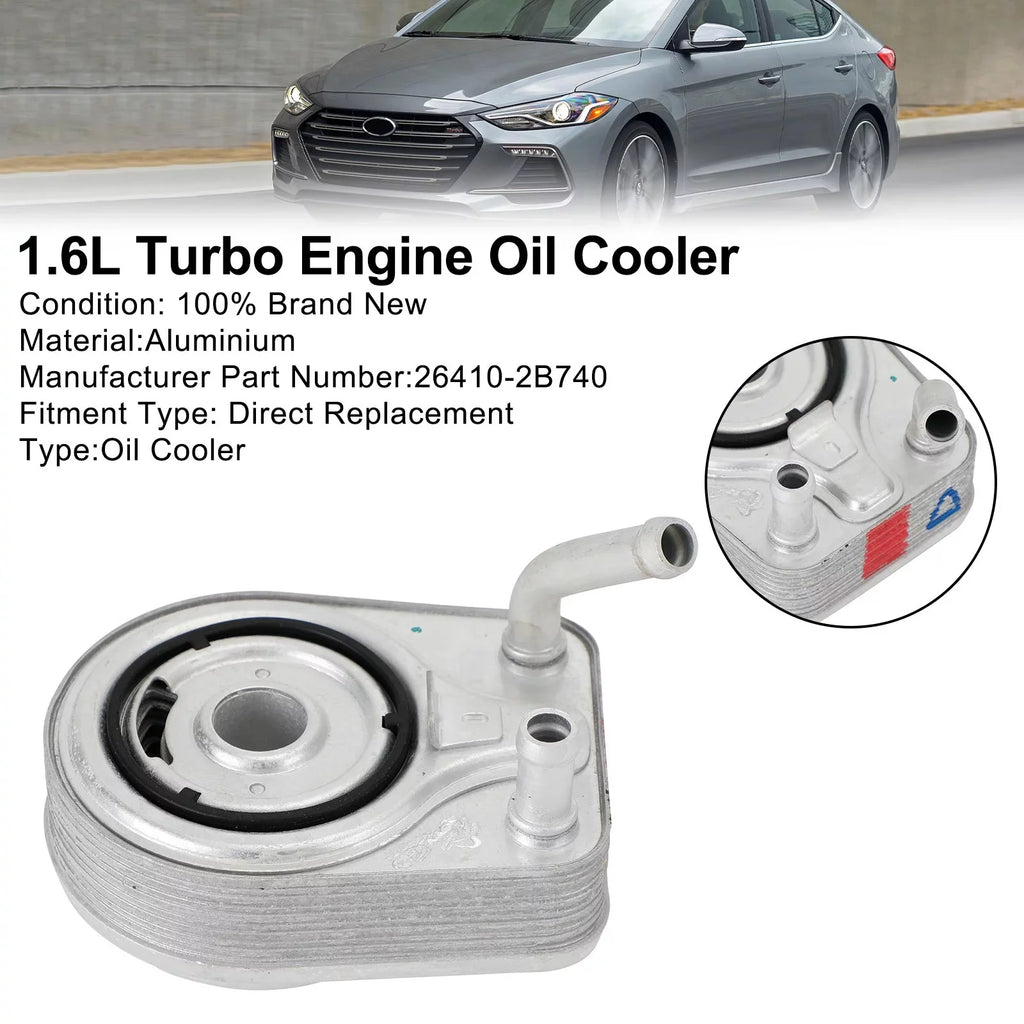 Engine Oil Cooler 26410-2B740 For Elantra Kona Sizeonata Tucson Veloster 1.6L 13-20