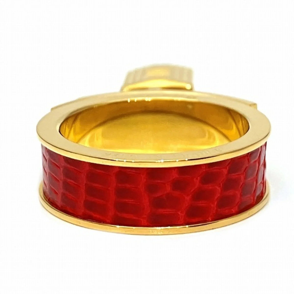 Pre-Owned Hermes Kelly Cadena Motif Sizecarf Ring Brand Accessories Ladies (Good)