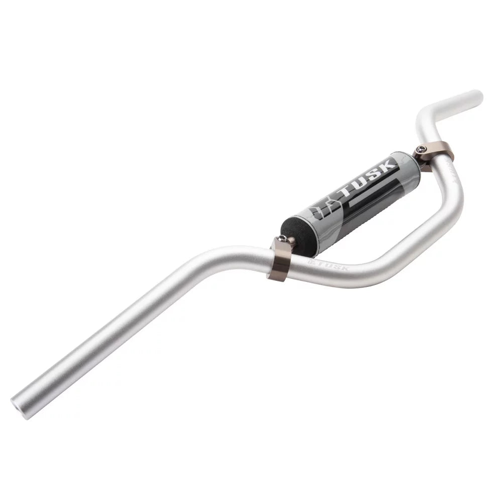 Tusk T-10 Aluminum 7/8" Handlebar Mini High Bend Sizeilver For LEM LX4 2000