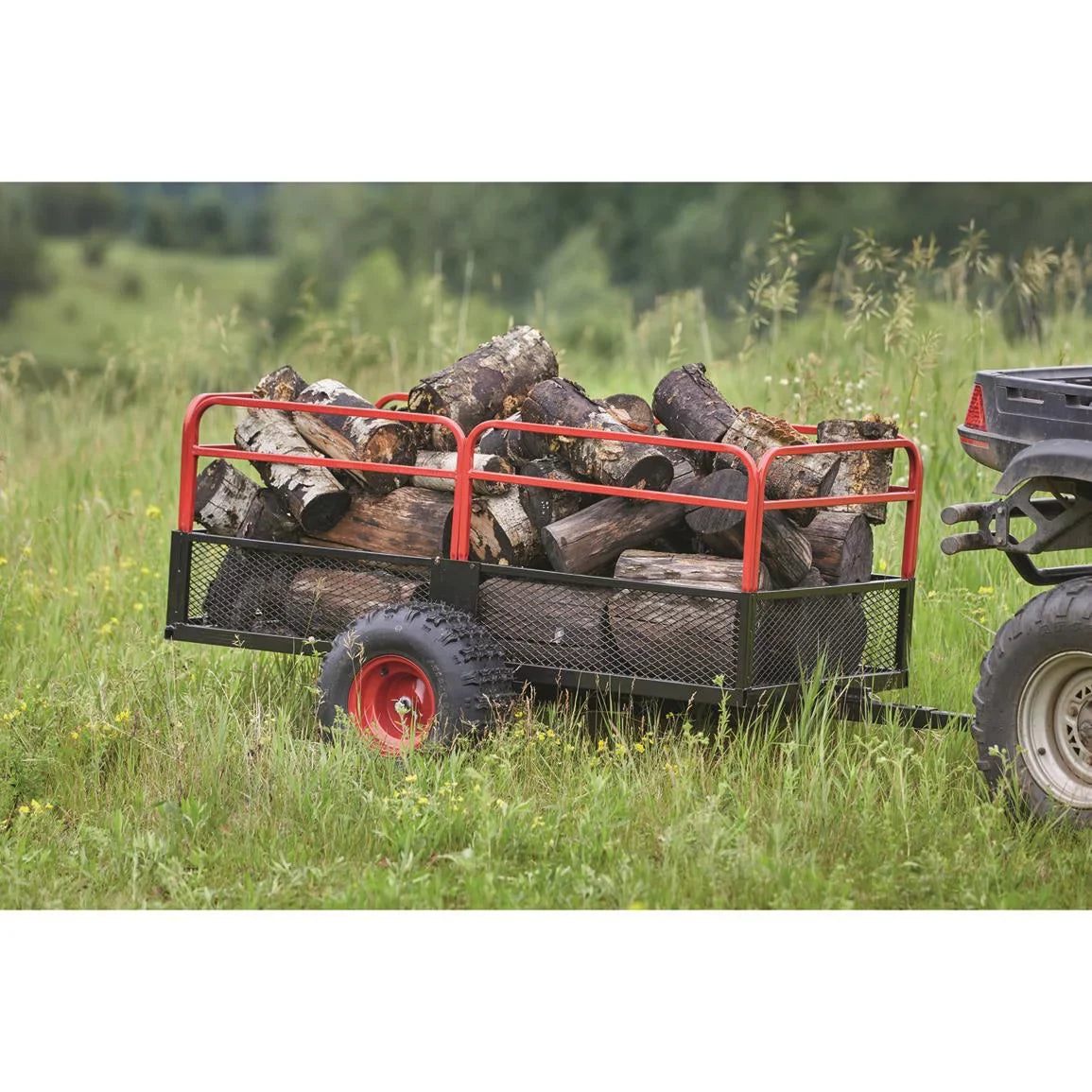 Guide Gear Cargo Utility Trailer, Heavy Duty Carts with Wheels, ATV Carrier