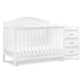 DaVinci Charlie 4-in-1 Convertible Crib and Changer Combo in Ivory