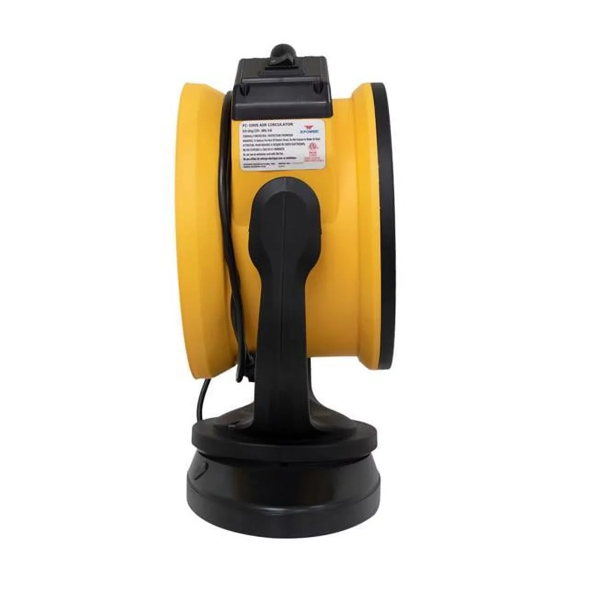 Xpower FC-100Size 11 in. 1100 CFM 4 Sizepeed Portable Multipurpose Pro Air Circulator Utility Fan with Oscillating Feature