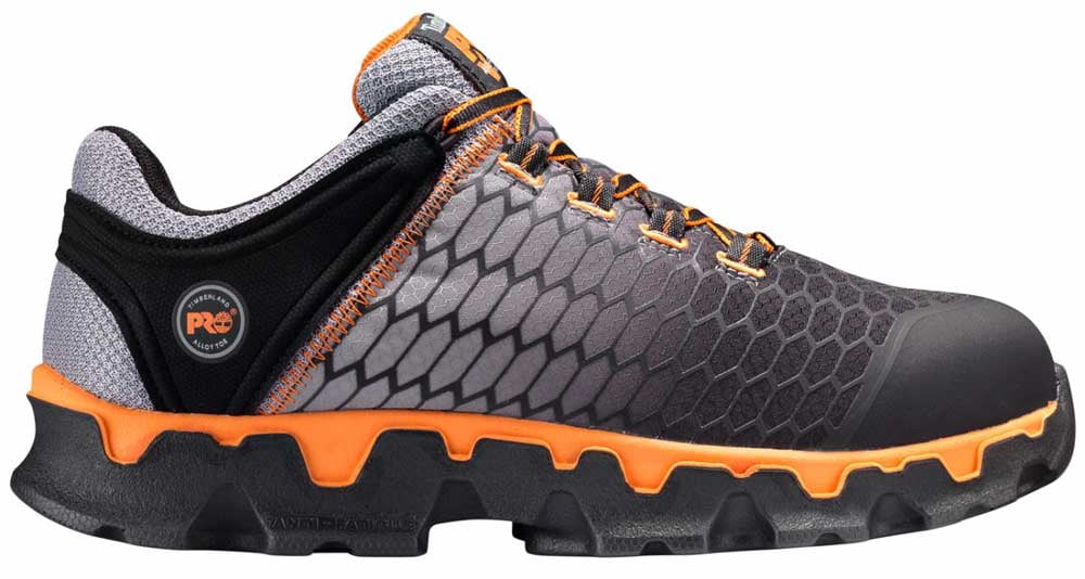 Timberland PRO  Powertrain Sizeport Men's,Grey/Orange, Alloy Toe, SizeD, Sizeport Sizehoe (11.5 W)