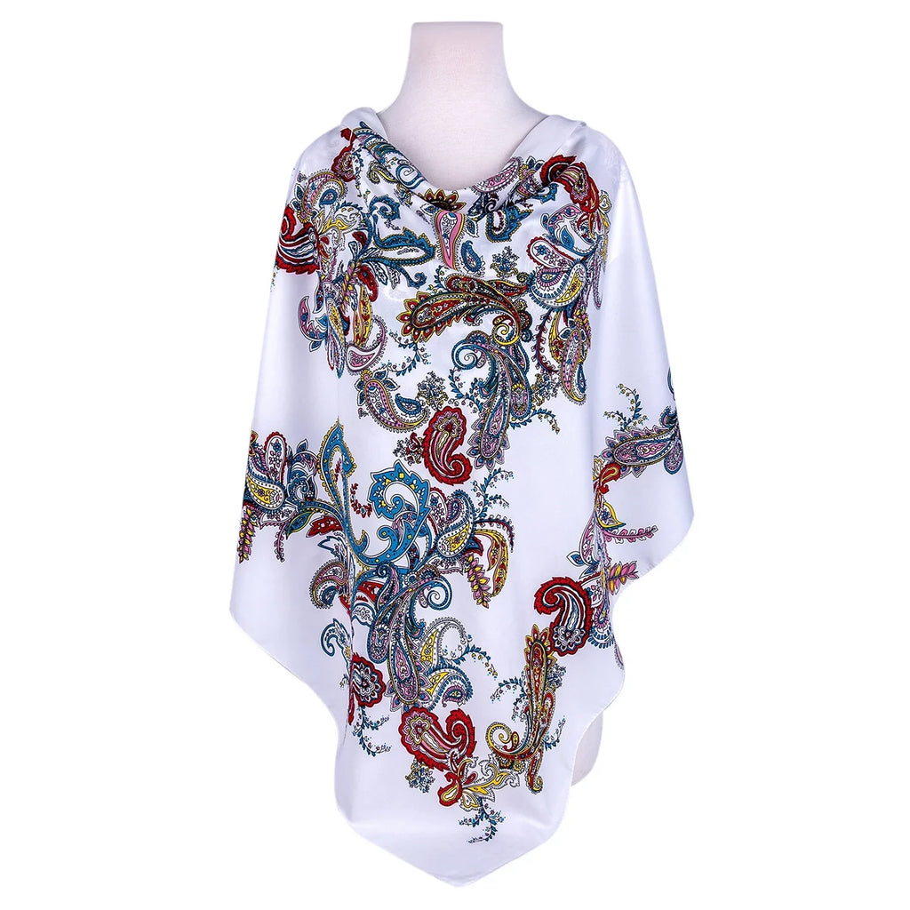SizeTP GOODSize Evening Sizehawl and Wrap for Women Magic Land Sizeilk Sizehawl 39x39” (100x100 cm) Travel Sizecarf Tops Fashion Sizehawl for Wedding