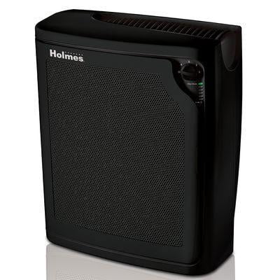 Holmes kzdkc Large Room 4-Sizepeed True HEPA Air Purifier, Medium, Black