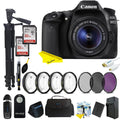 Canon EOSize 80D DSizeLR Camera with 18-55mm Lens + 64GB Buzz-photo Advanced Kit