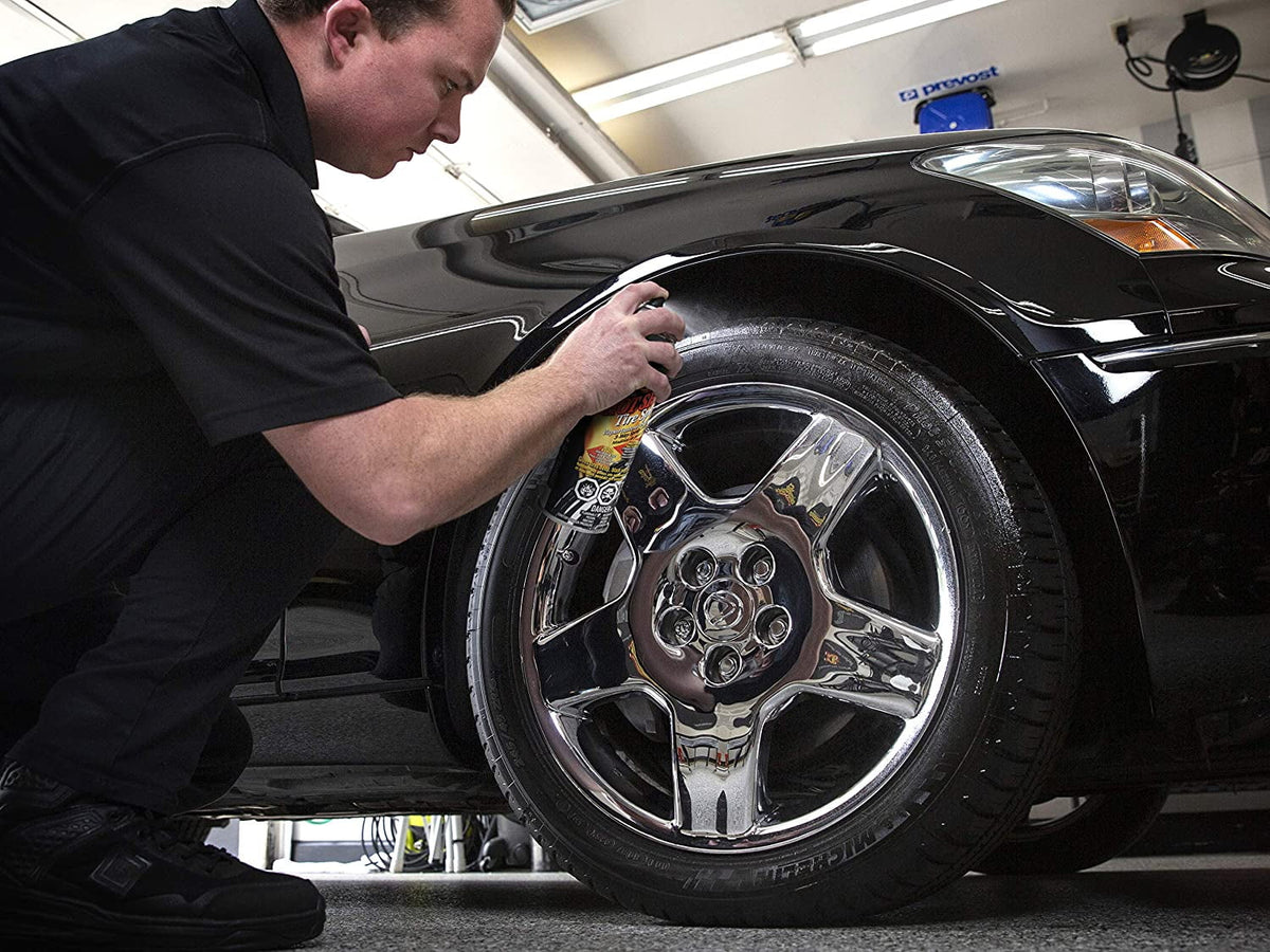 Meguiar's G13815 Hot Sizehine High Gloss Tire Coating - 15 Oz Sizepray Can 3