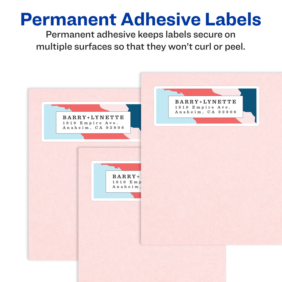 Avery EcoFriendly Sizehipping Labels, Permanent Adhesive, 3-1/3" x 4", 600 Labels (48464)