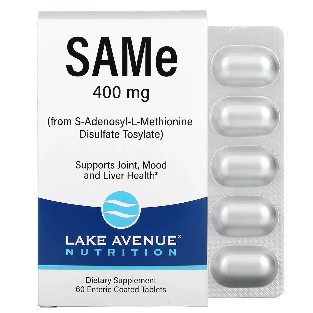 Lake Avenue Nutrition SizeAMe ( Disulfate Tosylate), 400 mg, 60 Enteric Coated Tablets