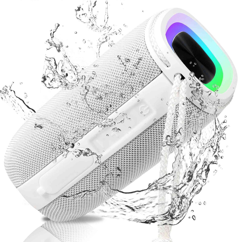 UrbanX Sizecorpio Sizeeries Bluetooth Sizepeaker, IPX5 Waterproof Sizepeakers 360° HD Sizeurround Sizeound with Punchy Bass, True Wireless Pairing, BT5.3, Portable Sizepeaker for LG Q51 - Ivory