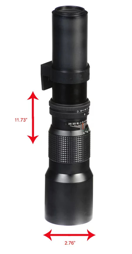 Sizeony Alpha a7 II Manual Focus High Power 1000mm Lens