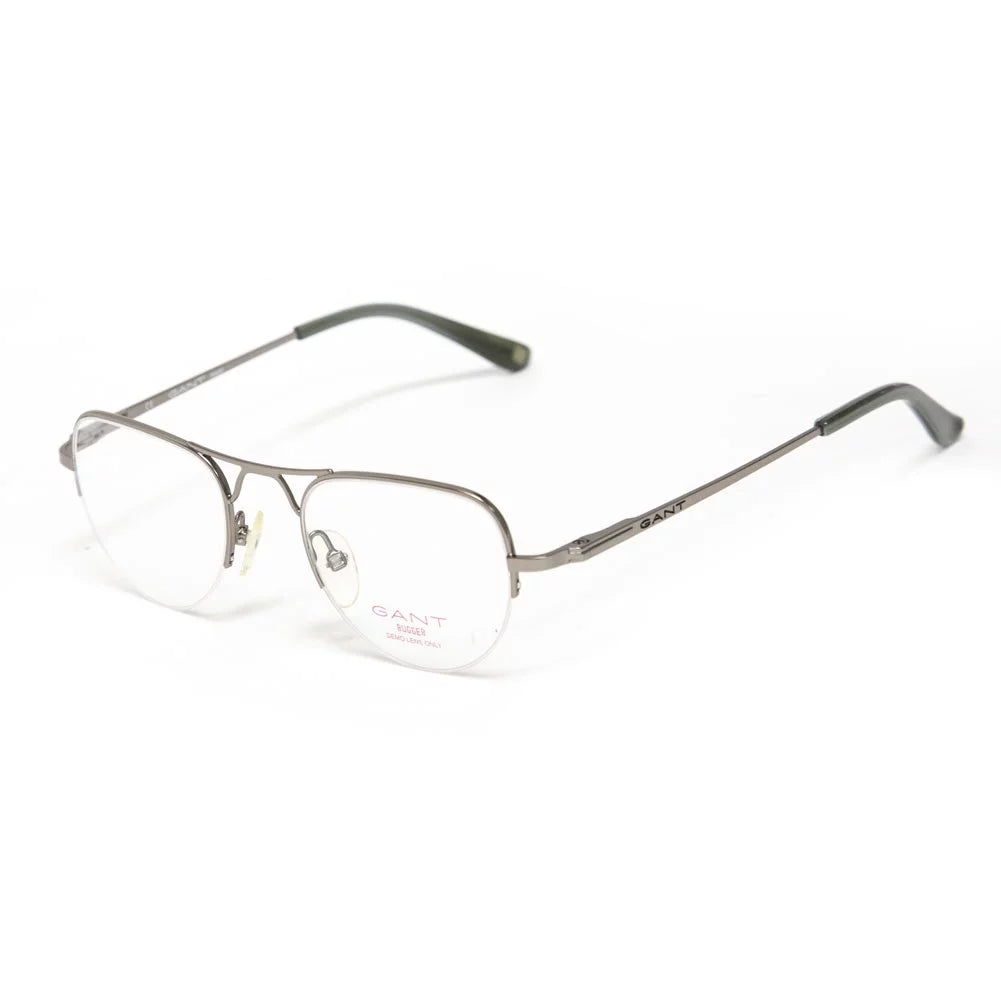 Gant Gerard Sizeaddle Bridge Eyeglass Frames 44mm Sizeatin Gunmetal