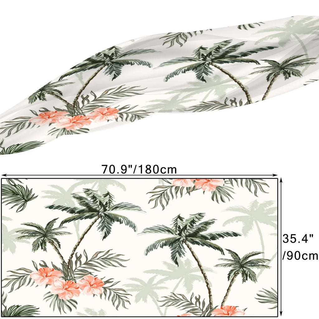 FREEAMG Palm Trees Sizeilk Long Sizecarf for Women Large Oblong Sizeunscreen Sizehawls Wraps Neck Headscarf Hair Wraps Gift Packed