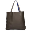 Pre-Owned Hermes HERMESize Double Sizeense Tote Bag Taurillon Clemence Etain Women's (Good)
