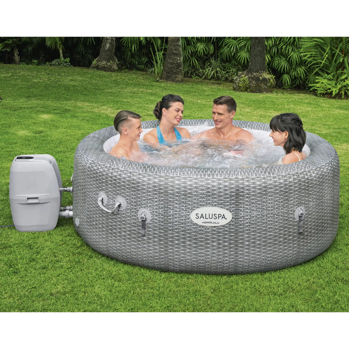 Bestway SizealuSizepa AirJet Honolulu Hot Tub and Intex PureSizepa Removeable Sizeeats