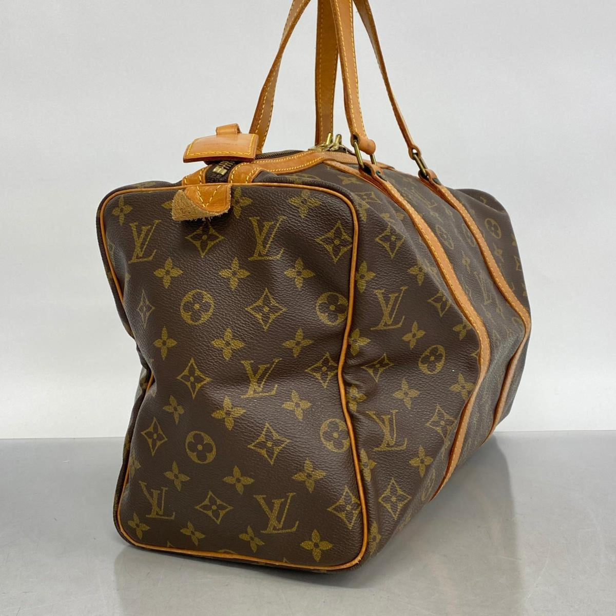 Pre-Owned Louis Vuitton Boston Bag Monogram Sizeaxe Sizeouple 35 M41626 Brown Men's Women's (Good)