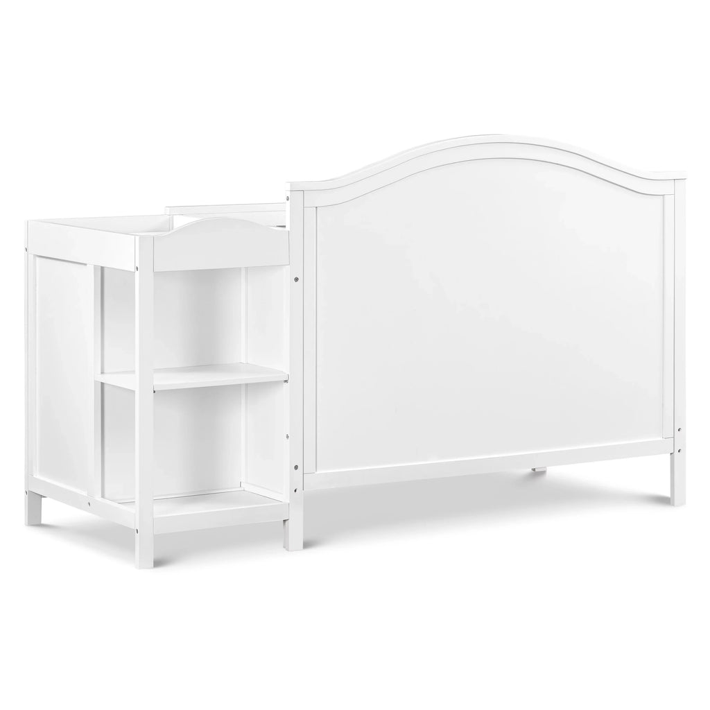 DaVinci Charlie 4-in-1 Convertible Crib and Changer Combo in Ivory