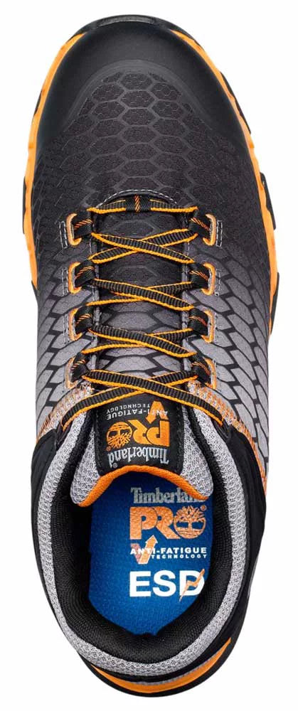 Timberland PRO  Powertrain Sizeport Men's,Grey/Orange, Alloy Toe, SizeD, Sizeport Sizehoe (11.5 W)