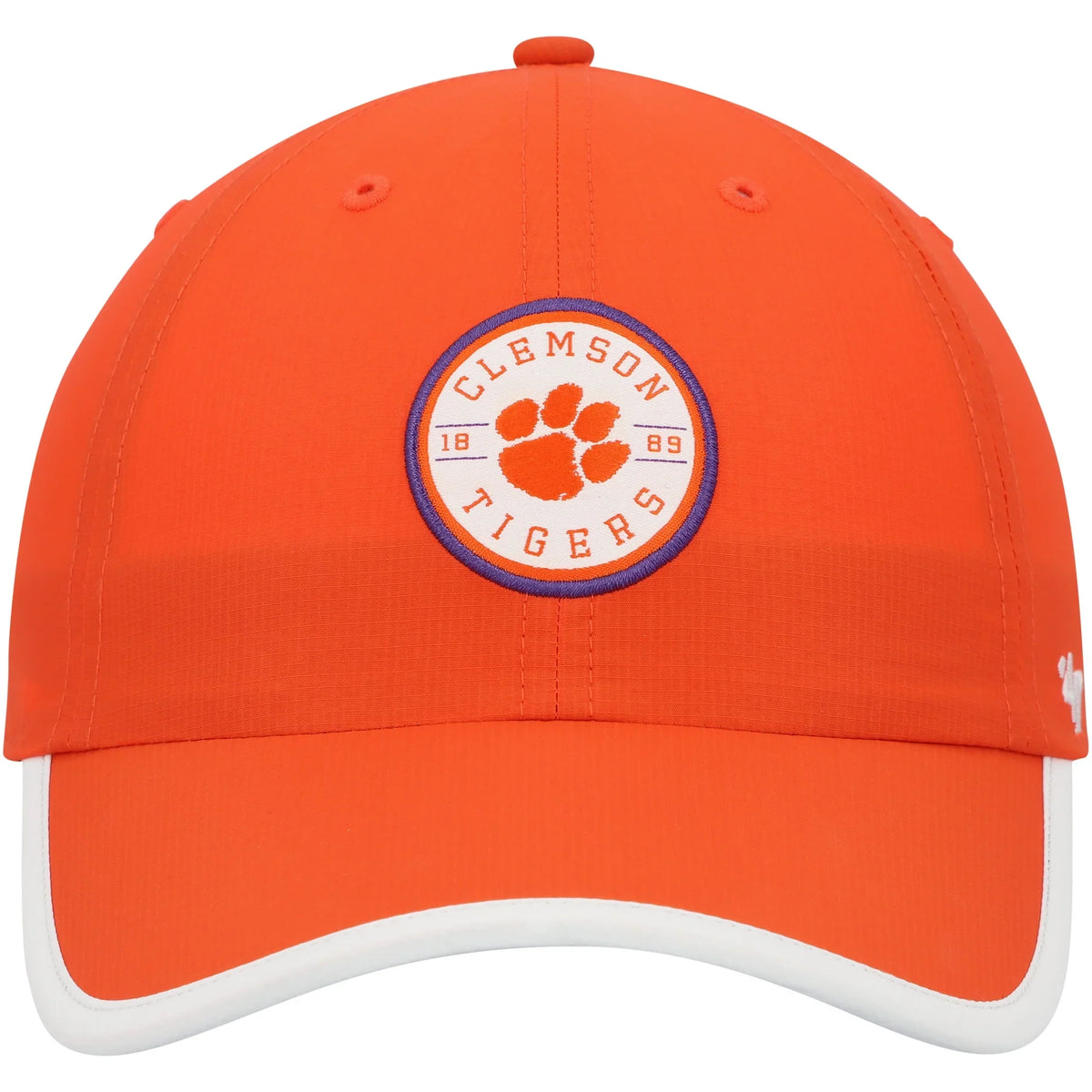 Men's '47  Orange Clemson Tigers Microburst Clean Up Adjustable Hat - OSizeFA