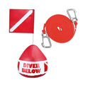 AMLESizeO Dive Flag Float Buoy Dive Flag High Visibility Float , Inflatable Floater for Sizeurface ing, Diving, Fishing