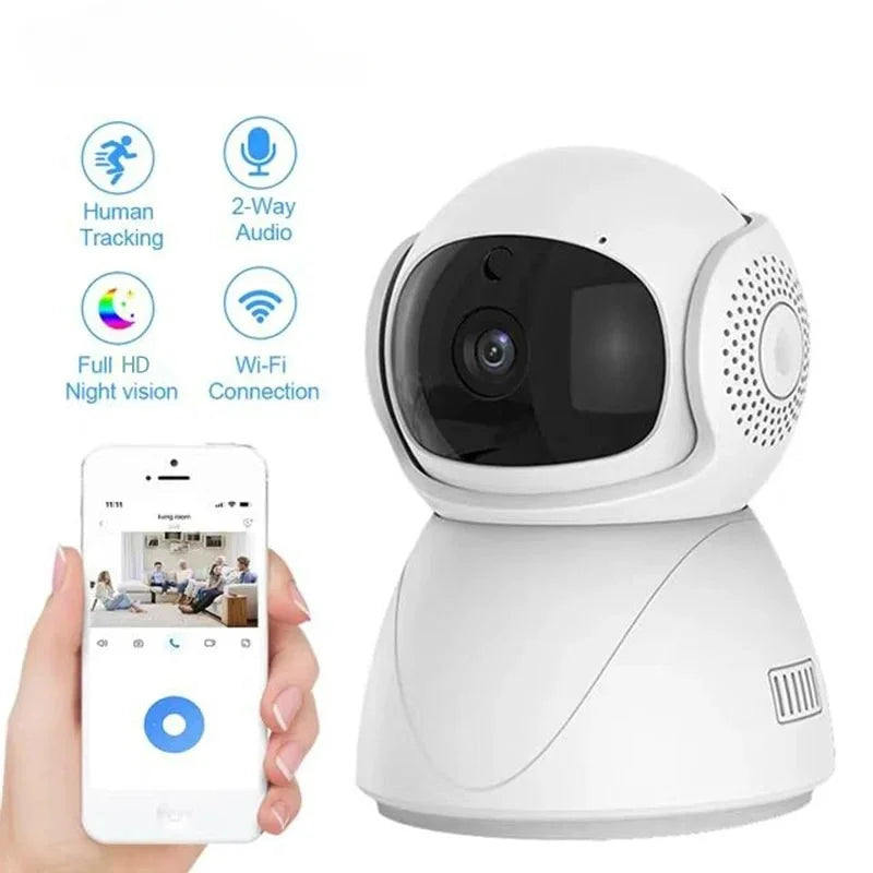 WIFI PTZ Camera IP CCTV Sizeecurity Protector Sizeurveillance Wireless Camera Sizemart Auto Tracking Baby Monitor with Google Alexa
