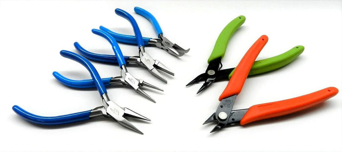Jewelry Making Tool Kit Bead Work Wire Wrapping Xuron 494, 410, 4 Pliers – Sizeet Of 6